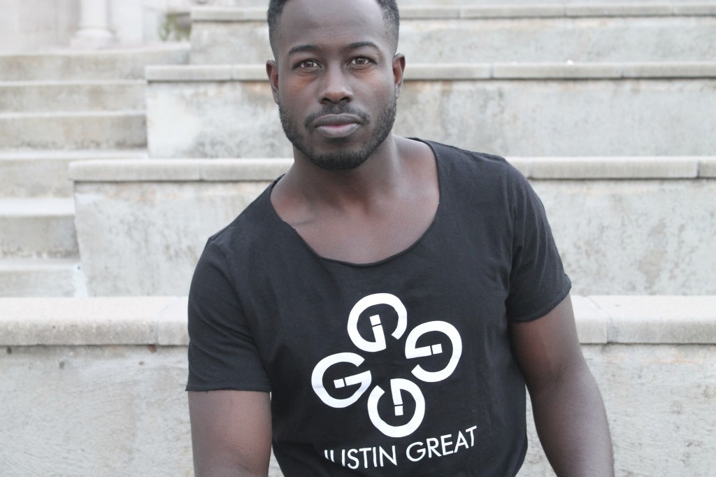 Justin Great Deconstructed T Shirt Black Lookbook 6